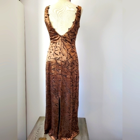 JOSEPH RIBKOFF vintage 90's crushed  velvet dress - Picture 2 of 12